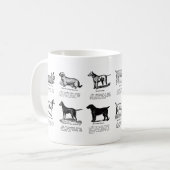 CLASSIC TERRIER DOG BREEDS KAFFEE TASSE (Vorderseite Links)