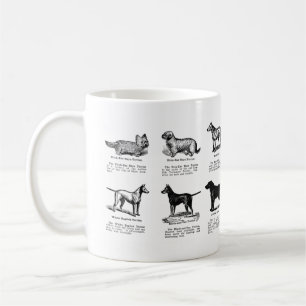 CLASSIC TERRIER DOG BREEDS KAFFEE TASSE