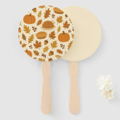 Classic Thanksgiving patterned  Fächer (Vorne und Hinten)