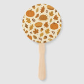 Classic Thanksgiving patterned  Fächer (Vorderseite)
