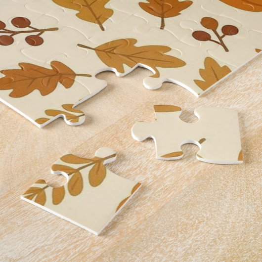 Classic Thanksgiving patterned  Puzzle (Seite)