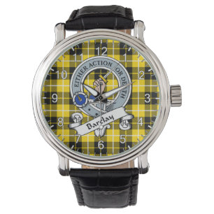 Classic Timeless Clan Barclay Abzeichen Tartan Kar Armbanduhr