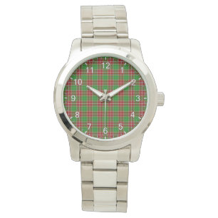 Classic Timeless Clan Baxter Modern Tartan Kariert Armbanduhr