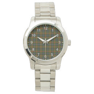 Classic Timeless Clan Brisbane Tartan Kariertes Ge Armbanduhr