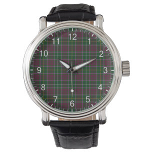 Classic Timeless Clan Carruthers Tartan Kariertes  Armbanduhr