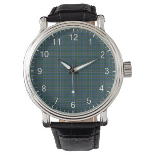 Classic Timeless Clan Cockburn Modernes Tartan Kar Armbanduhr