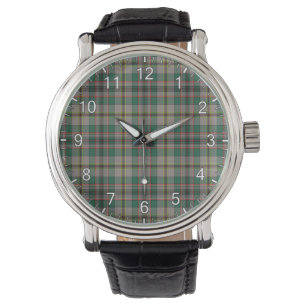 Classic Timeless Clan Craig Ancient Tartan Kariert Armbanduhr
