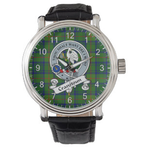 Classic Timeless Clan Cranstoun Jagen Abzeichen Ta Armbanduhr