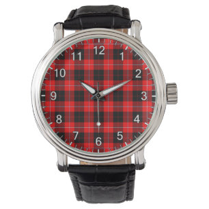 Classic Timeless Clan Cunningham Modern Tartan Pla Armbanduhr