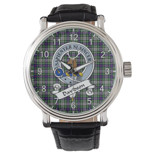 Classic Timeless Clan Davidson von Tulloch Dress B Armbanduhr (Vorderseite)