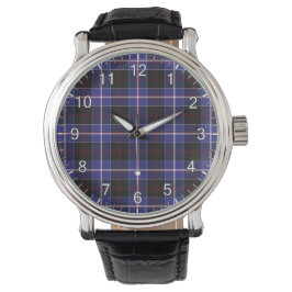 Classic Timeless Clan Dunlop Modern Tartan Kariert Armbanduhr