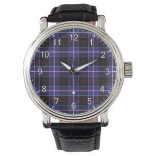 Classic Timeless Clan Dunlop Modern Tartan Kariert Armbanduhr