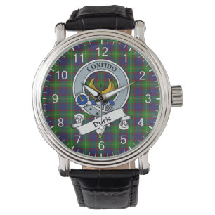 Classic Timeless Clan Durie Abzeichen Tartan Watch Armbanduhr