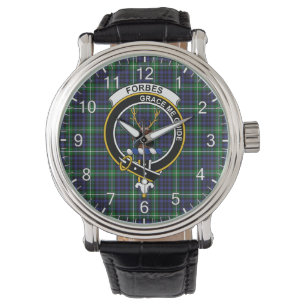 Classic Timeless Clan Forbes Lyon Court Tartan Bad Armbanduhr