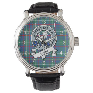 Classic Timeless Clan Inglis Ancient Abzeichen Tar Armbanduhr