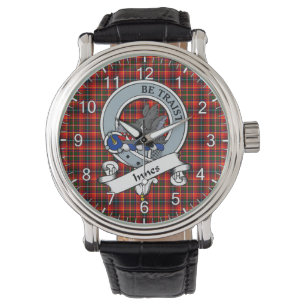 Classic Timeless Clan Innes Abzeichen Tartan Watch Armbanduhr