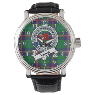 Classic Timeless Clan Young Abzeichen Tartan Watch Armbanduhr