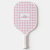 Classic Timeless Elegant Feminin Individuelle Name Pickleball Schläger (Vorderseite)