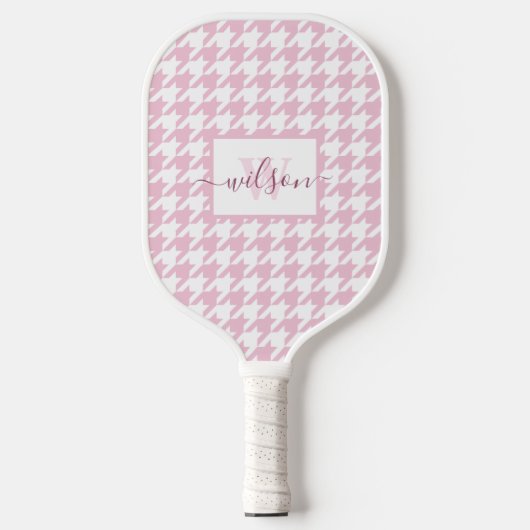Classic Timeless Elegant Feminin Individuelle Name Pickleball Schläger (Vorderseite)