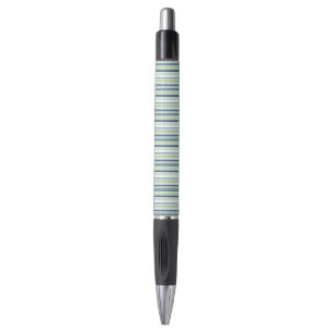 Classic Tiny Stripes in Navy Blue und Khaki Kugelschreiber