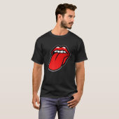 Classic Tongue Out Premium T-Shirt (Vorne ganz)