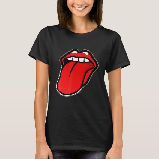 Classic Tongue Out T-Shirt (Vorderseite)