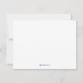 Classic Torah Vielen Dank flach Hinweis Mitteilungskarte (Rückseite)