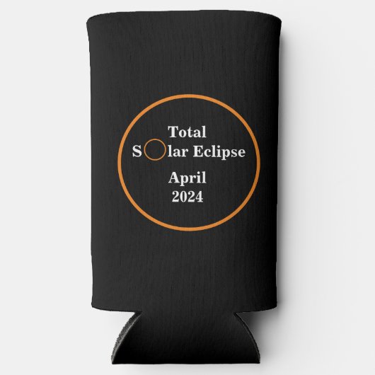 Classic Total Solar Eclipse April 2024 Selters Dosenkühler (Vorderseite)