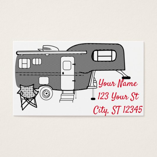 Classic Trailer Caravan Thunder_Cove (Vorderseite)