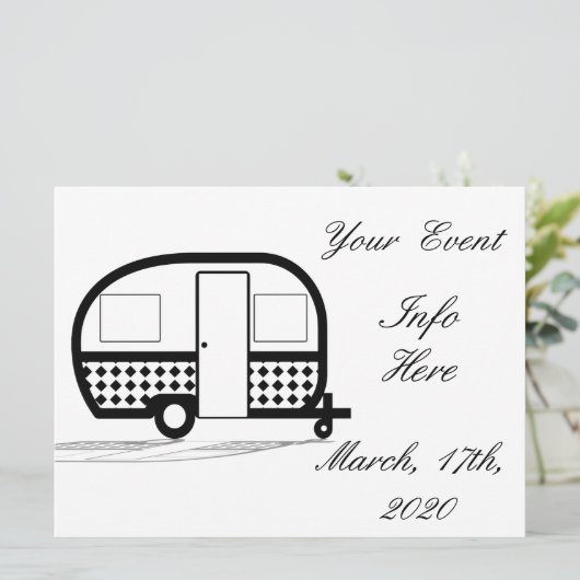 Classic Trailer Caravan Thunder_Cove (Stehend Vorderseite)