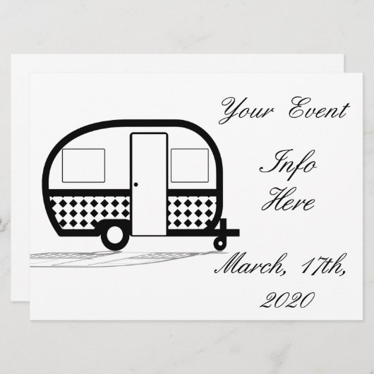 Classic Trailer Caravan Thunder_Cove (Vorne/Hinten)