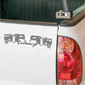 Classic Trailer Caravan Thunder_Cove Autoaufkleber (Auf Lkw)