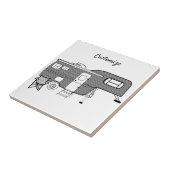 Classic Trailer Caravan Thunder_Cove Fliese (Seite)