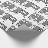Classic Trailer Caravan Thunder_Cove Geschenkpapier (Ecke)