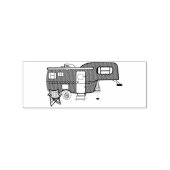 Classic Trailer Caravan Thunder_Cove Gummistempel (Stempel)