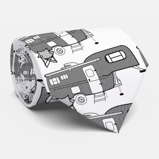 Classic Trailer Caravan Thunder_Cove Krawatte (Gerollt)