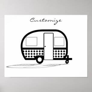 Classic Trailer Caravan Thunder_Cove Poster