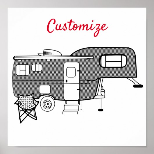 Classic Trailer Caravan Thunder_Cove Poster (Vorne)