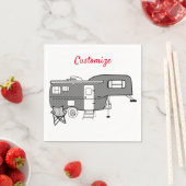 Classic Trailer Caravan Thunder_Cove Serviette (Beispiel)