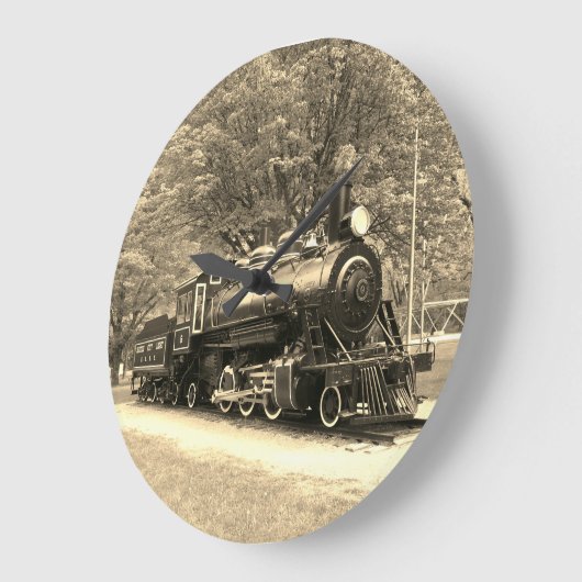 Classic Train Große Wanduhr (Winkel)