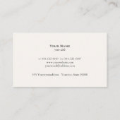 Classic Tree Logo Visitenkarte (Rückseite)