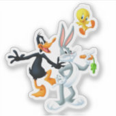 Classic Trio Adventure - Bugs, Daffy, and Tweety  Aufkleber (Vorderseite)