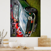 Classic Triumph TR6 Sportwagen Poster (Küche)