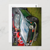 Classic Triumph TR6 Sportwagen Postkarte (Vorne/Hinten)