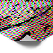 Classic Truck Art Print, Old Blue Chevy Truck Poster (Ecke)