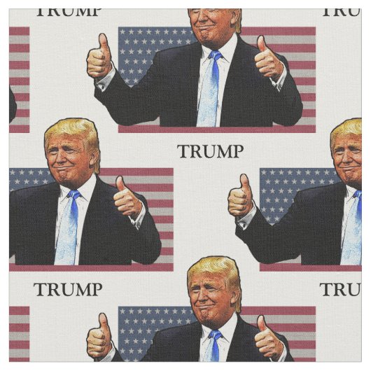 Classic Trump 2024 Fabric Stoff (Nahaufnahme)