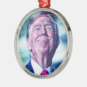 Classic Trump Ornament Aus Metall (Links)