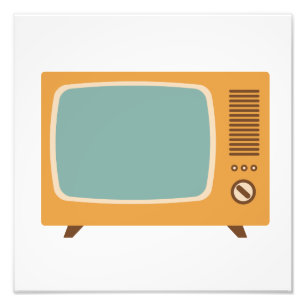 Classic TV Set Graphic Fotodruck