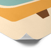 Classic TV Set Graphic Poster (Ecke)