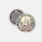 Classic Unicorn #4 Magnet (Vorderseite/Rückseite)